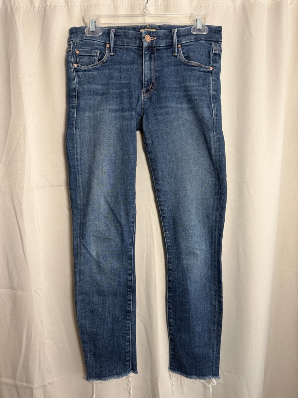 Mother Looker Ankle Fray Girl Crush Wash Size 27 - Picture 1 of 6
